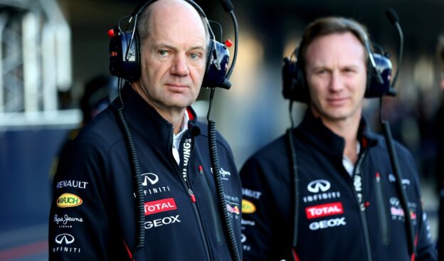 Red Bull's Adrian Newey wants to manage as little as possible 1 Adrian Newey & Christian Horner