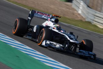 Pastor Maldonado 2013 wintertesting, Williams FW34 Renault