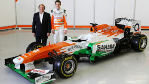 Force India VJM06 Bob Fernley & Paul di Resta VJM06