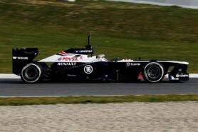 Williams FW35 testing at Barcelona