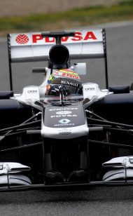 Умная инновация в области воздуховодов тормозов на Williams FW35 F1 автомобиль является законным