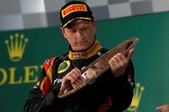 Kimi Raikkonen is first 2013 F1 drivers title leader
