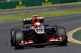 Romain Grosjean Lotus E21, 2013 Australian Grand Prix - Practice