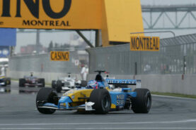 Renault R202 driven by Jenson Button in Canada (2002)