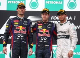 Podium 2013 Malaysain F1 GP