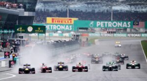 Start of 2013 Malaysian F1 GP