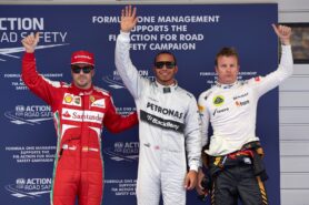 Top 3 qualifiers 2013 Chinese F1 GP