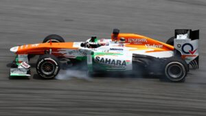 Paul di Resta racing the Force India VJM06