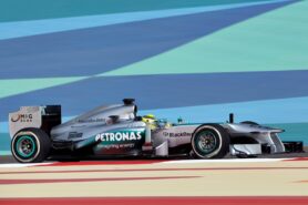 Nico Rosberg Mercedes W04 à Bahreïn