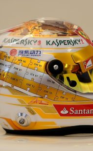 Alonso's Victory Puzzle Monaco Grand Prix F1 helmet