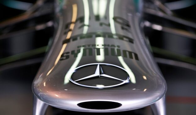 No 'compromise' on 2014 car focus says Mercedes 1 Mercedes W04 nosecone