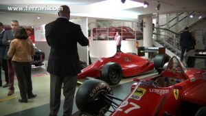 Journalists visiting Ferrari Museum Maranello