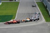 Pastor Maldonado crashes into Adrian Sutil