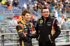 Romain Grosjea & Eric Boullier