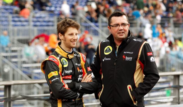 Boullier - Hulkenberg 'our choice' for Lotus in 2014 1 Romain Grosjea & Eric Boullier