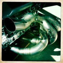Renault RS27 exhaust