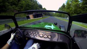 Caterham 485S lap of the Nordschleife with F1 driver Alexander Rossi