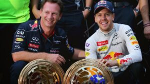 Christian Horner & Sebastian Vettel