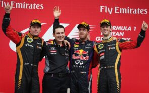 2013 Korean F1 GP podium