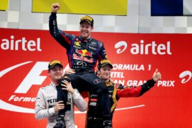 2013 Indian F1 GP podium