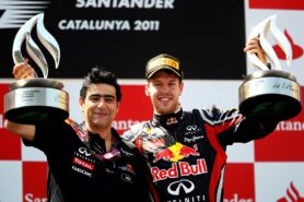 Peter Prodromou and Sebastian Vettel