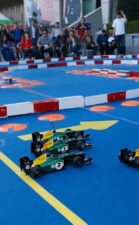 RC car racing with Caterham F1