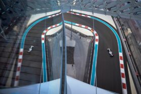 Coche Mercedes F1 en Abu Dhabi