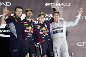 Podium 2013 Abu Dhabi F1 GP