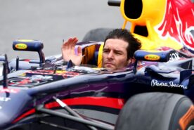 Mark Webber without helmet