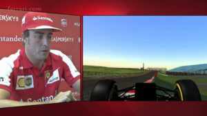 United States F1 GP: practice lap with Fernando Alonso