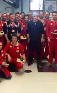 2014-Ferrari wird zuerst von Räikkönen verkostet