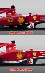 Der Ferrari F14 T F1 Auto im Detail