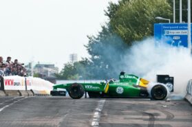 Caterham CT01 Burnout