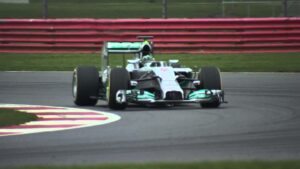 Mercedes W05 F1 car shake down Silverstone footage 2014