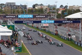 Start of the 2014 Australian F1 GP