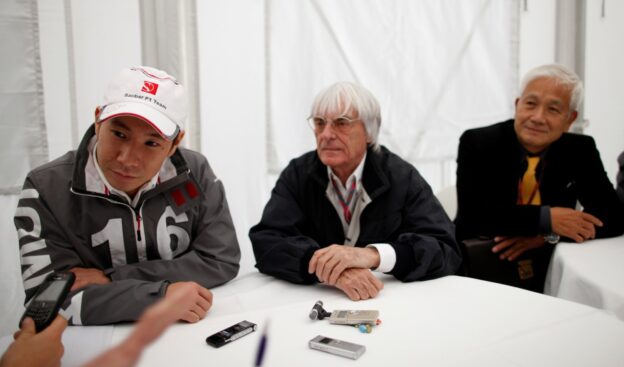 Ecclestone: My wife Fabiana wants a baby 1 Kamui Kobayashi & Bernie Ecclestone