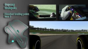 F1 simulator lap Sepang with Hamilton 2014