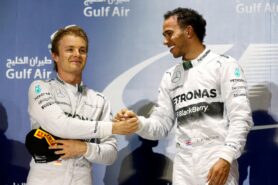Mercedes duo tussle over F1 title 'momentum'