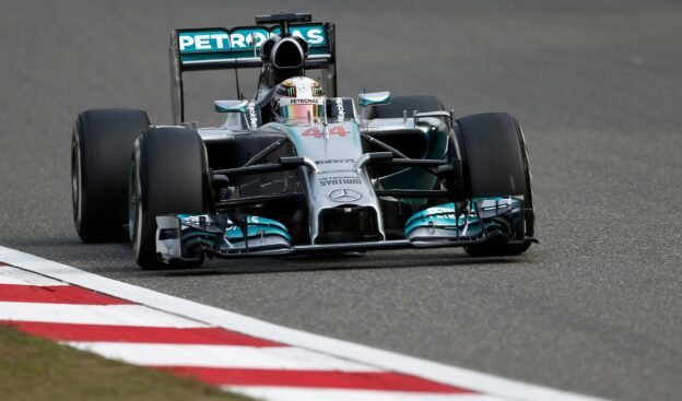 Lap times 2nd practice 2014 Chinese F1 Grand Prix 1 Lewis Hamilton - Mercedes W05