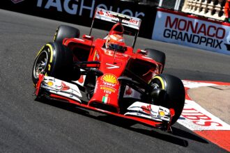 Kimi Raikkonen, Ferrari F14T at Monaco