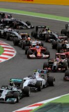 2014 Spanish F1 GP first corner