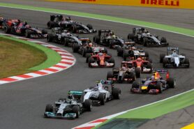 2014 Spanish F1 GP first corner
