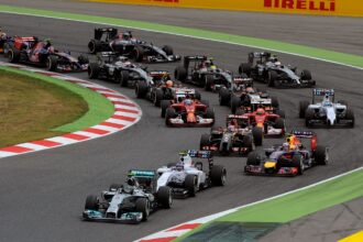 2014 Spanish F1 GP first corner