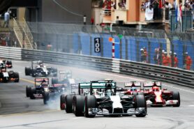 Start of the 2014 Monaco F1 GP