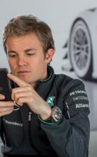 Nico Rosberg chats live with fans on BBM Channels