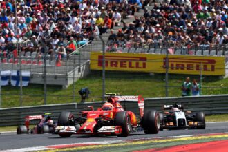 Кімі Райкконен за кермом Ferrari F14T в Австрії