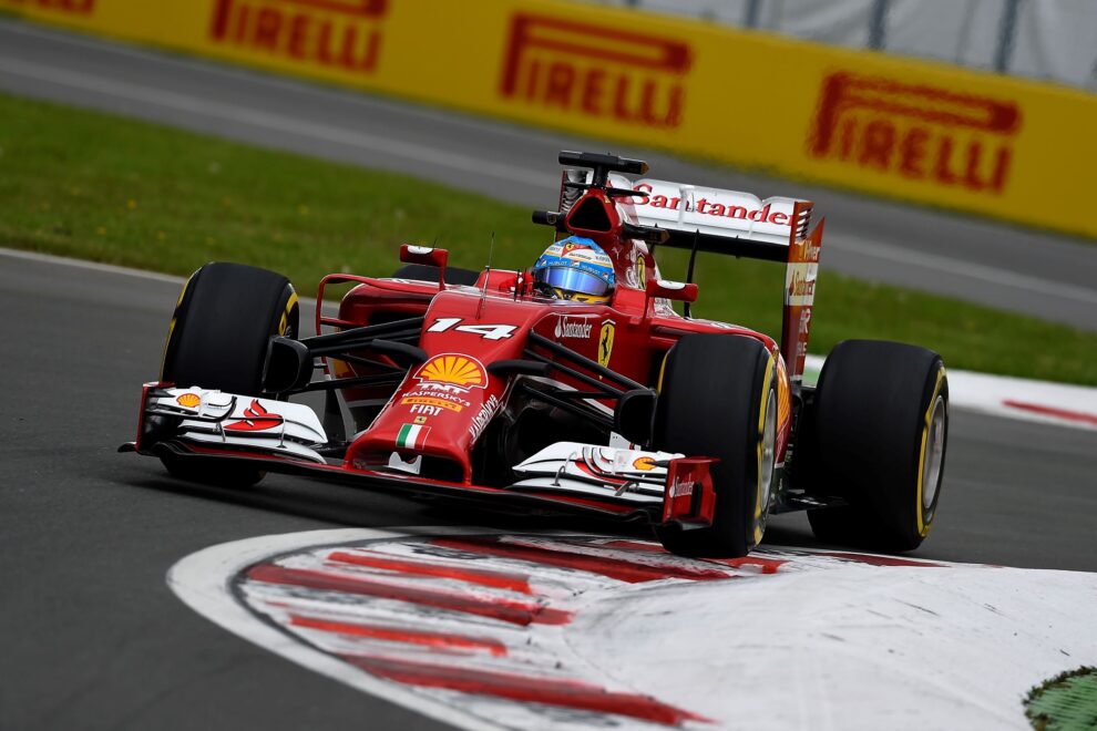 Lap times 1st practice 2014 Canadian F1 Grand Prix