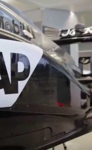McLaren getting dressed for Goodwood FOS