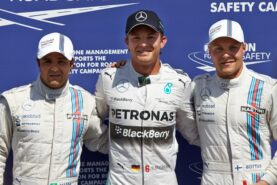 Top 3 der deutschen GP-Qualifikation 2014 "1. Rosberg 2. Bottas 3. Massa