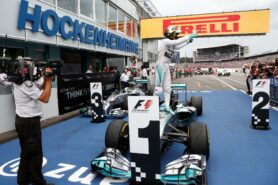 Rosberg wins his home grand prix at Hockenheim for Mercedes